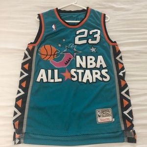 Mens Large Michael Jordan Mitchell and Ness Jersey